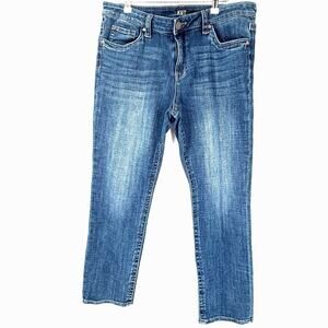 KUT from the Kloth Catherine Boyfriend Jeans Size 14 EUC Straight Leg Mid Rise